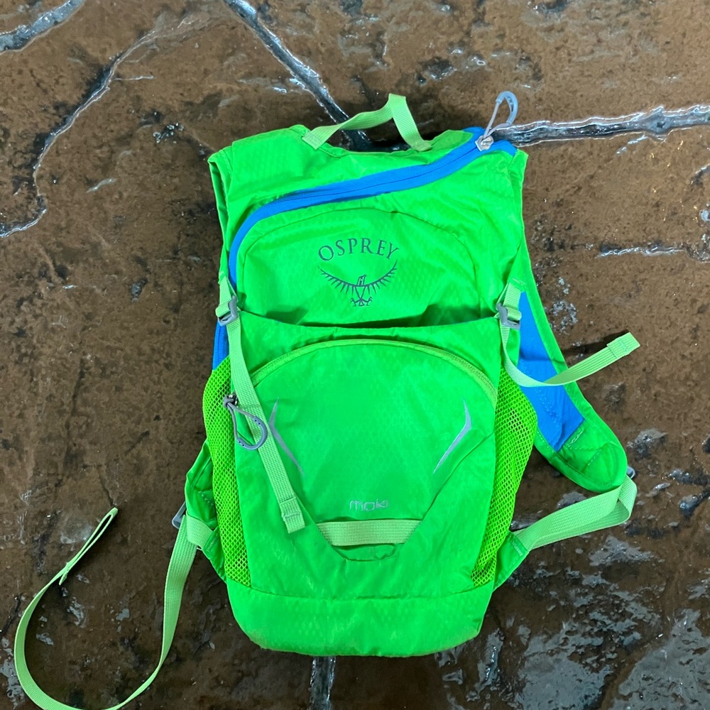 Osprey Green Moki Hydration Hiking Backpack